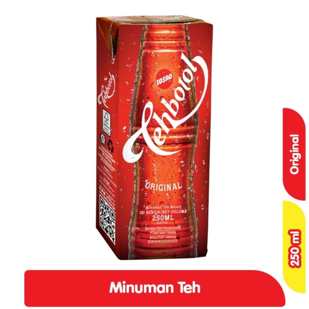 

TEH BOTOL SOSRO 250ML (ISI 1 PCS)