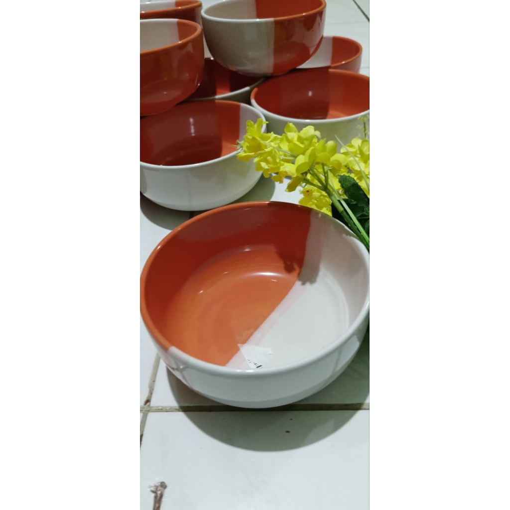 Mangkok Souvenir Kaibon Mangkok Keramik Two Tone