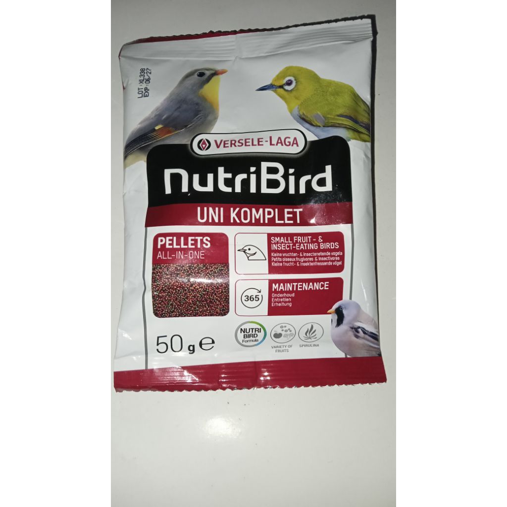 NutriBird Uni Komplet pakan burung pleci dan sejenisnya