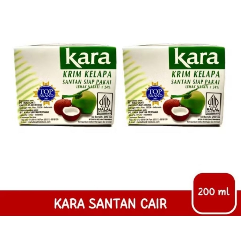 

Santan Cair Kara 200ml 2 pcs
