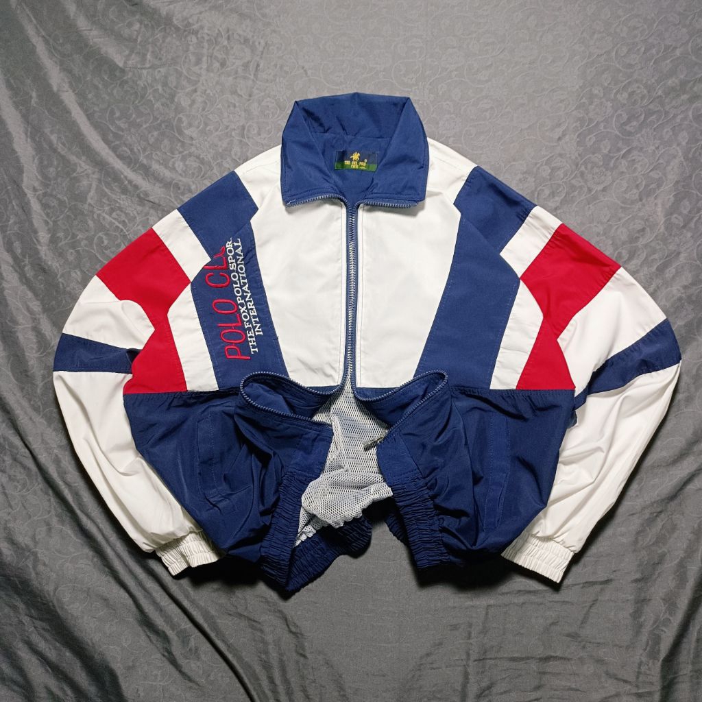 Windbreaker Vintage Colorblock Polo