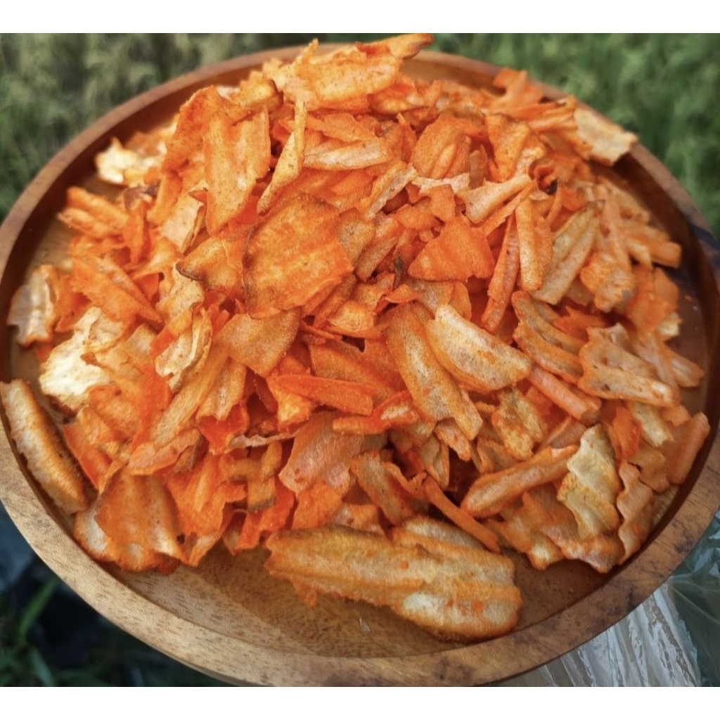 

Patahan Remukan Keripik Singkong Balado 500 Gram