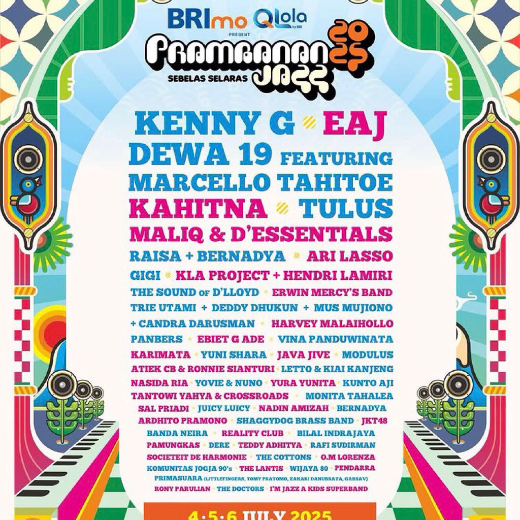 Tiket Prambanan Jazz 3 Days Pass