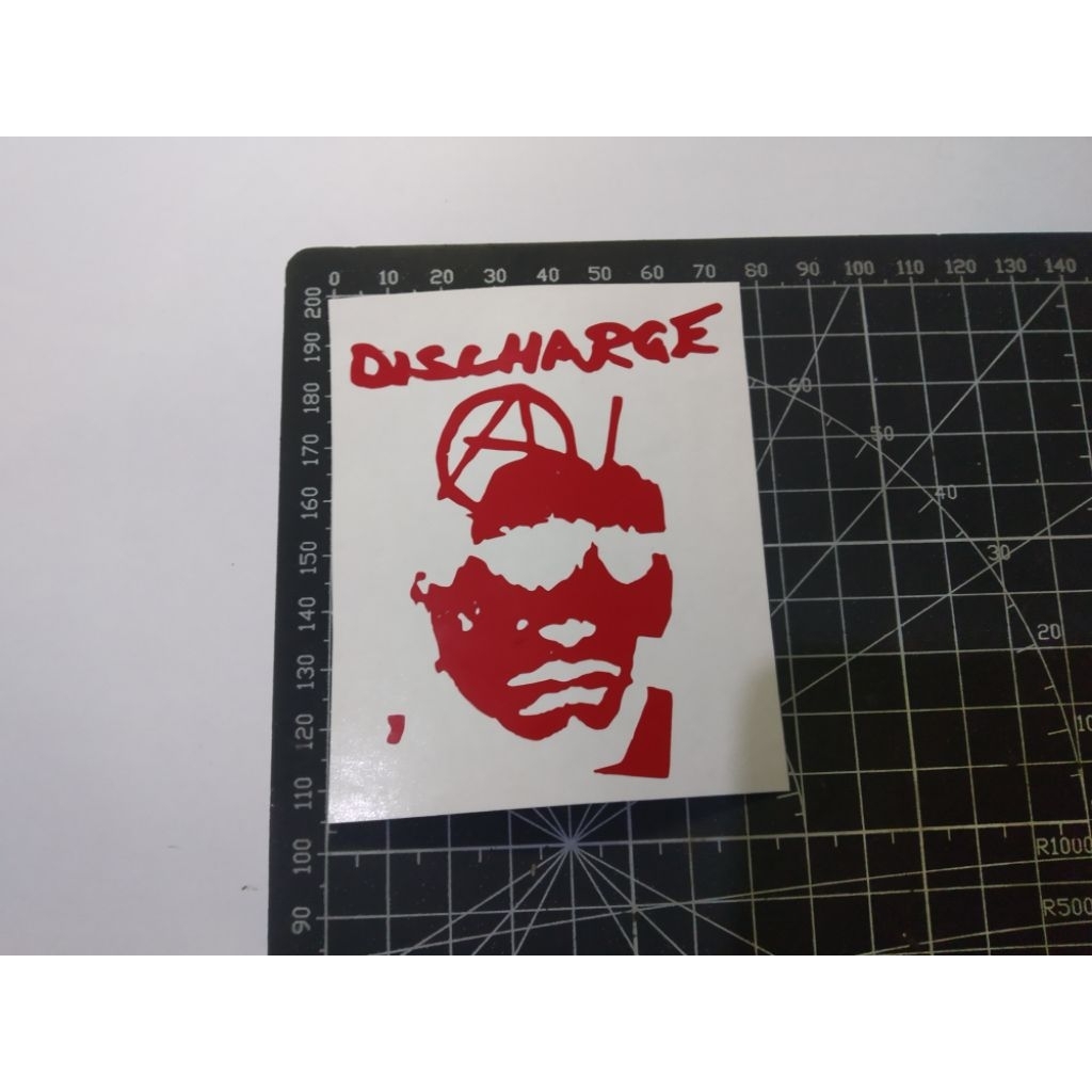 

stiker cutting discharge