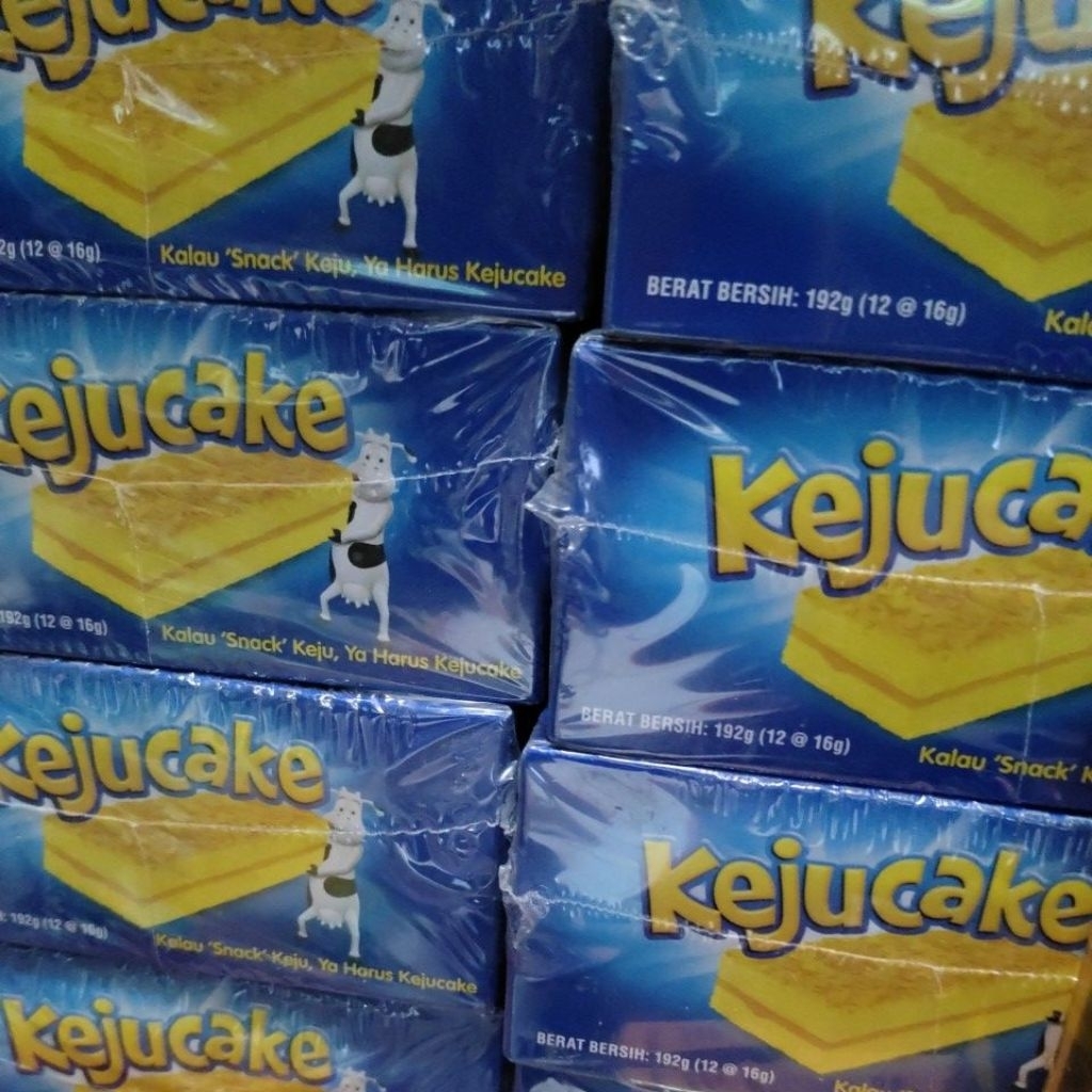 

BOLU KEJU CAKE ( 1 PAK) ISI (12 @ 16 GRAM)