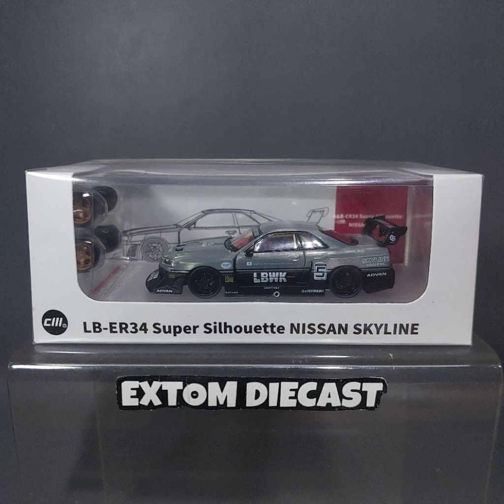 CM Model Nissan Skyline ER34 LBWK Chase