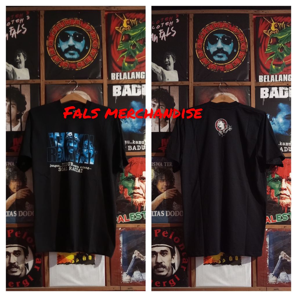 kaos iwan fals original serdadu wakil rakyat