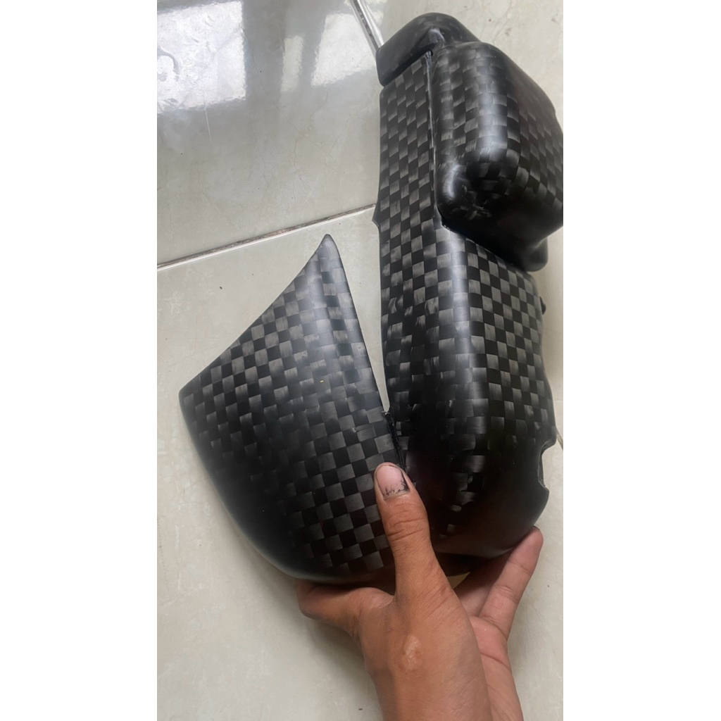 cover cvt Mio sporty skining carbon kevlar/hexagon/forged