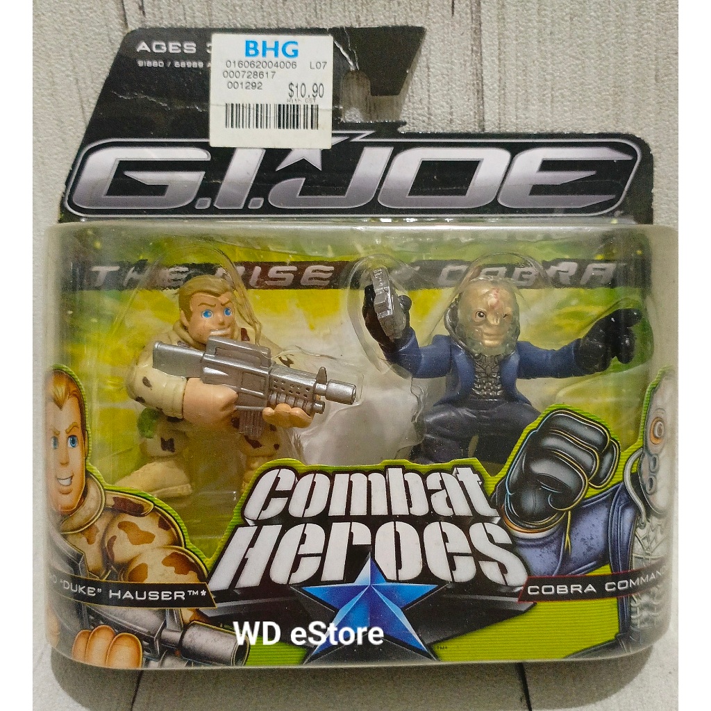 Figure Hasbro GI Joe Rise of Cobra Duke Hauser & Cobra Commander