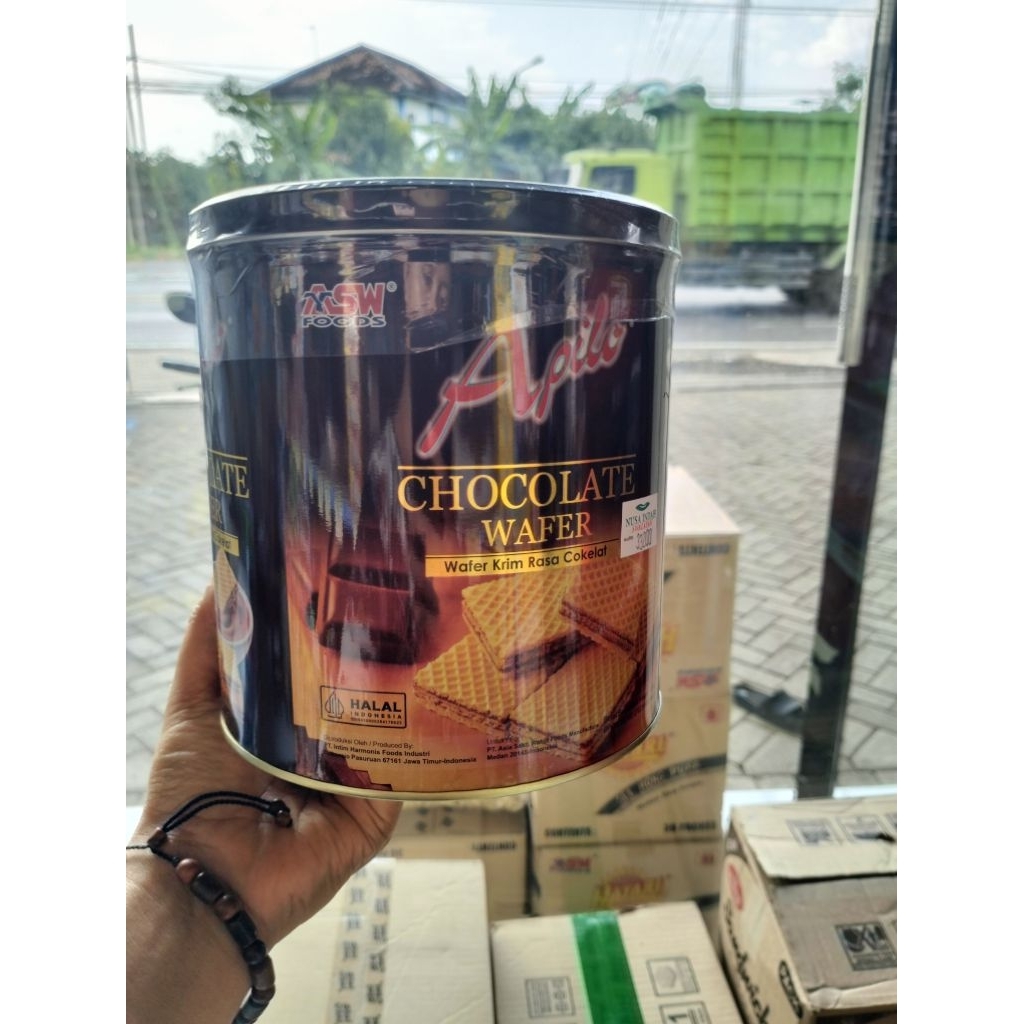 

(PROMO) WAFER KALENG COKLAT