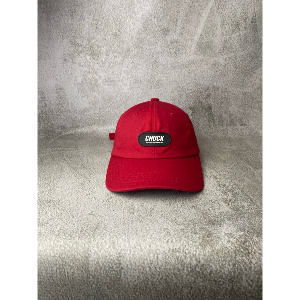 Topi Chuck Oval Rubber red