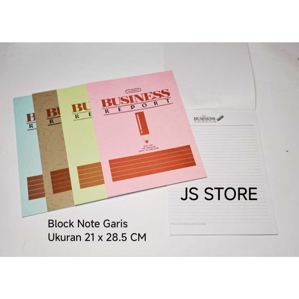 

Block Note Garis Ukuran Besar 21 x 28.5 CM