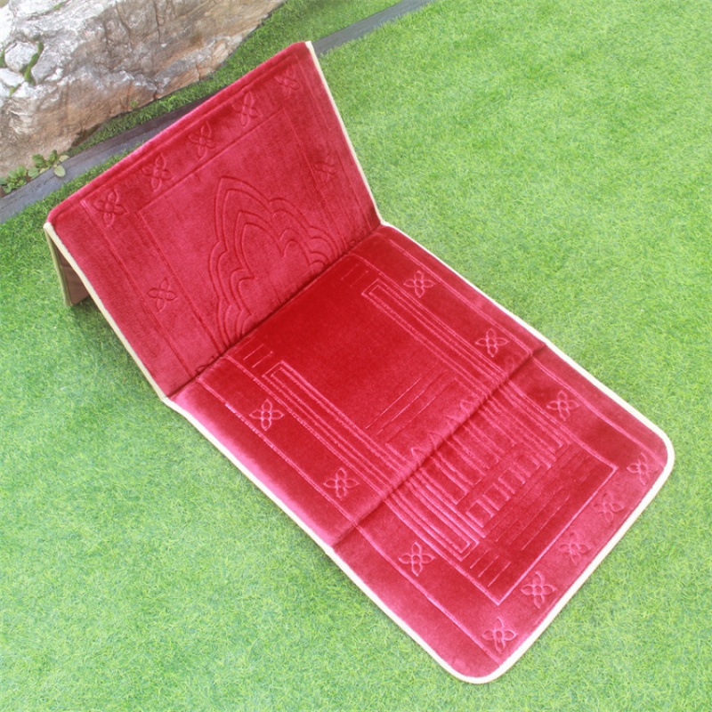 Sajadah Sandar Asyraf – Sajadah Lipat Sandaran Empuk | Multifungsi Sholat & Meditasi | Kado Islami