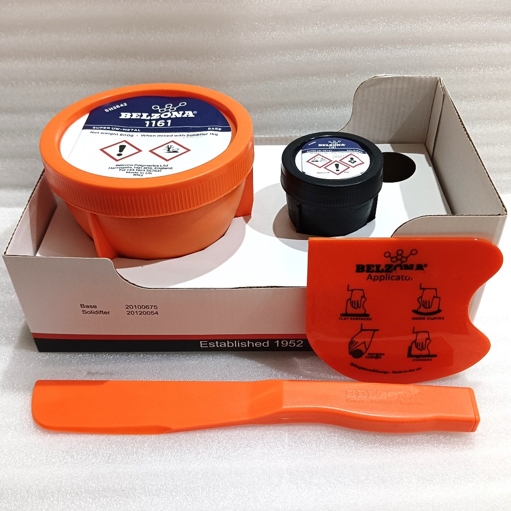 [DG] Belzona 1161 Super UW Metal - ORIGINAL Made in UK - Underwater Epoxy Metal Repair 1 Kg