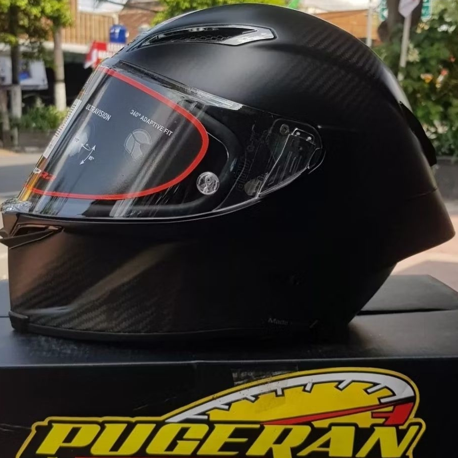 HELM AGV PISTA GPRR MONO MATTE CARBON ORIGINAL