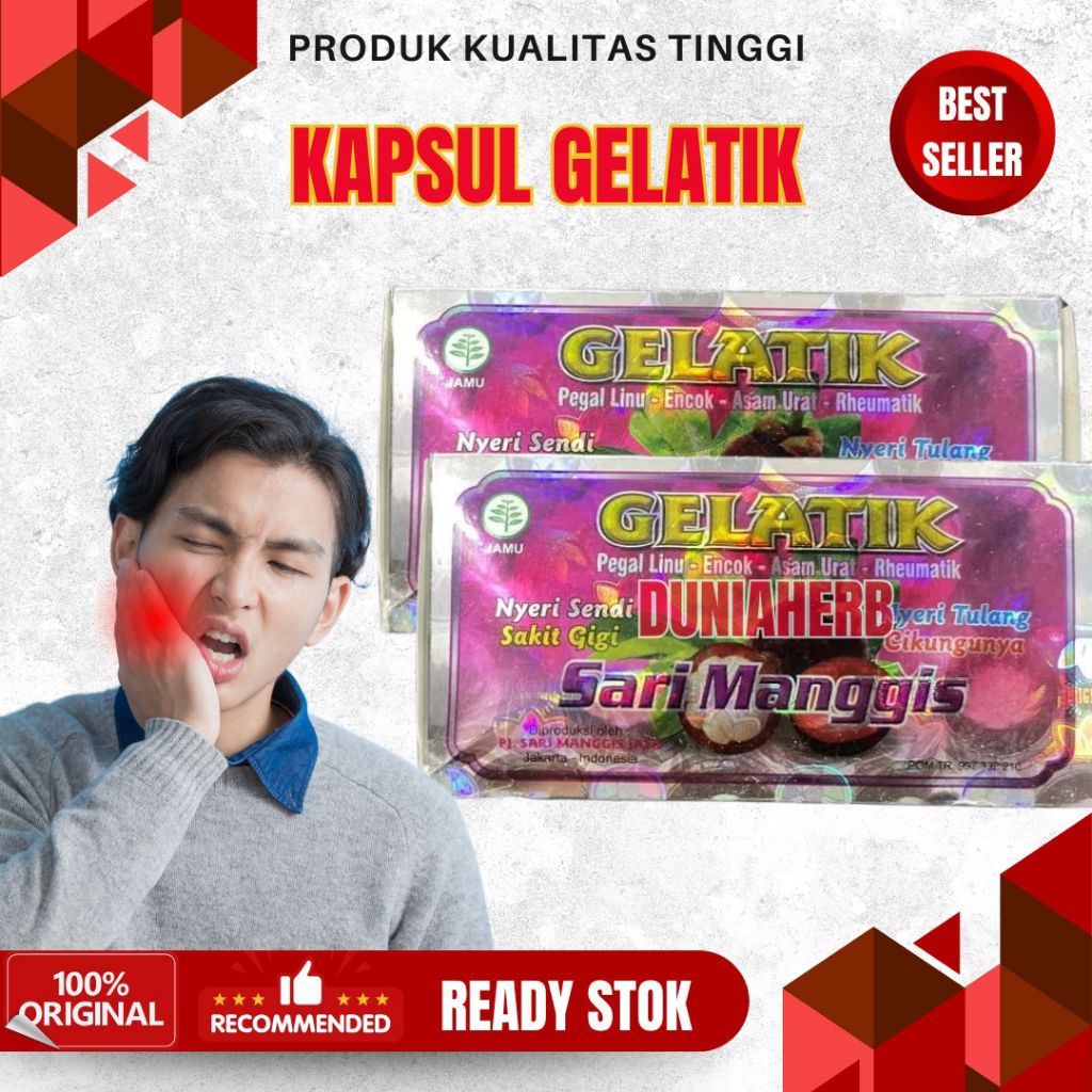 

Gelatik Sari Manggis Kapsul Isi 24 Saset @2 Kapsul Original