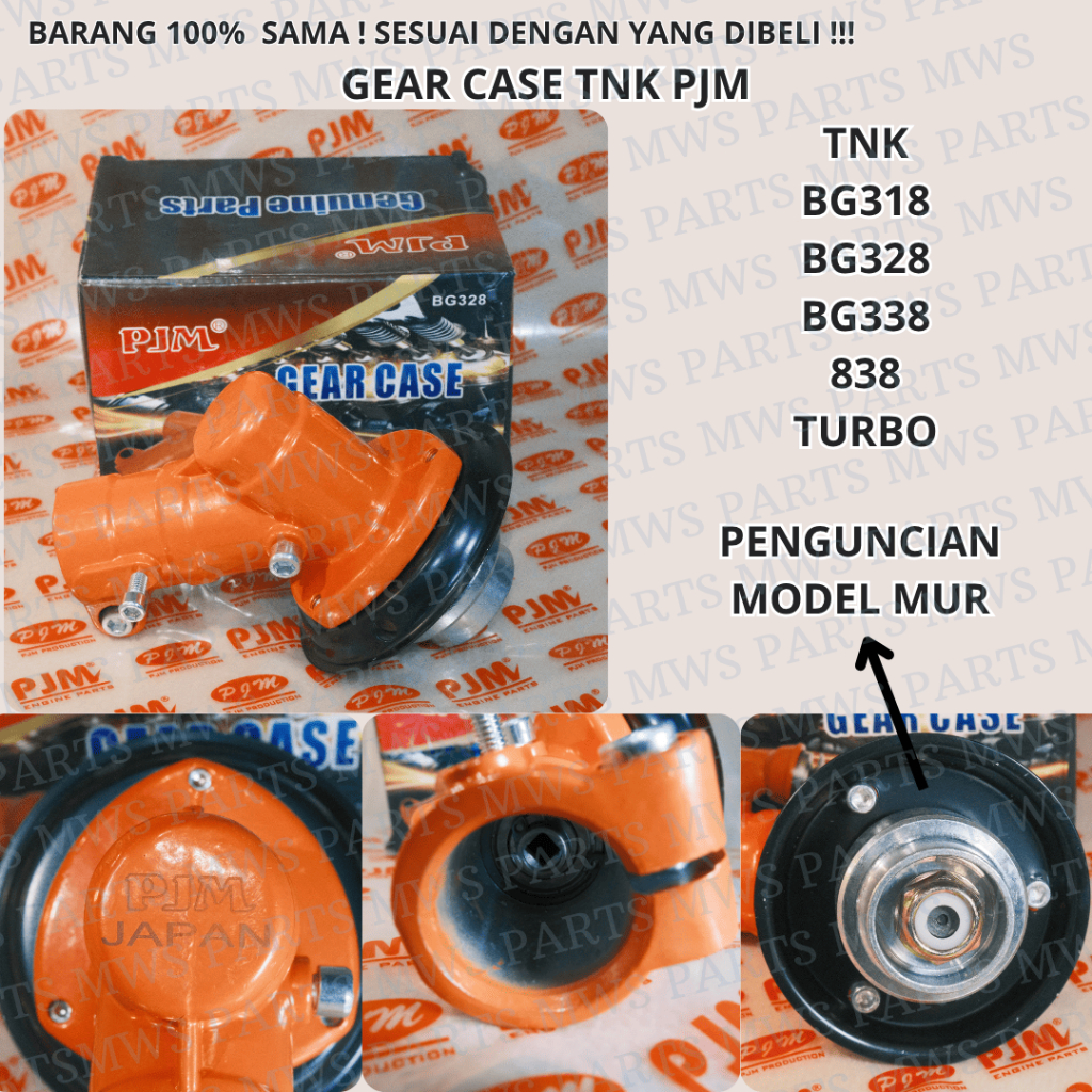 GEAR CASE ASSY TNK GIR CASE KEPALA PISAU KEPALA PARANGAN SEGI 4 MESIN POTONG RUMPUT BABAT TNK 318 32