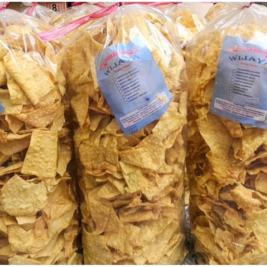 

Keripik Bawang 250 Gram / Keripik Pangsit / Keripik Bawang Kiloan