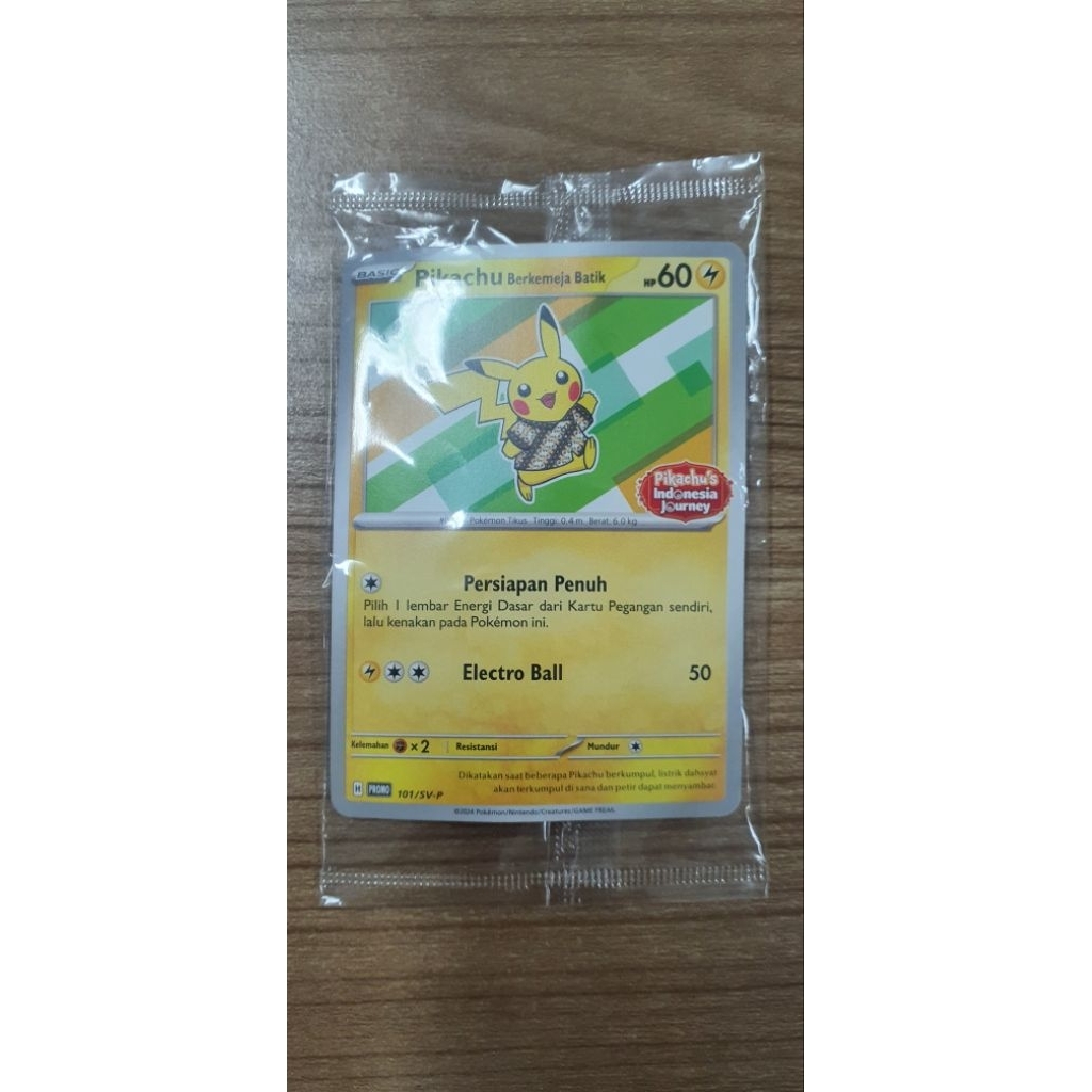 Kartu Pokemon Karakter Pikachu