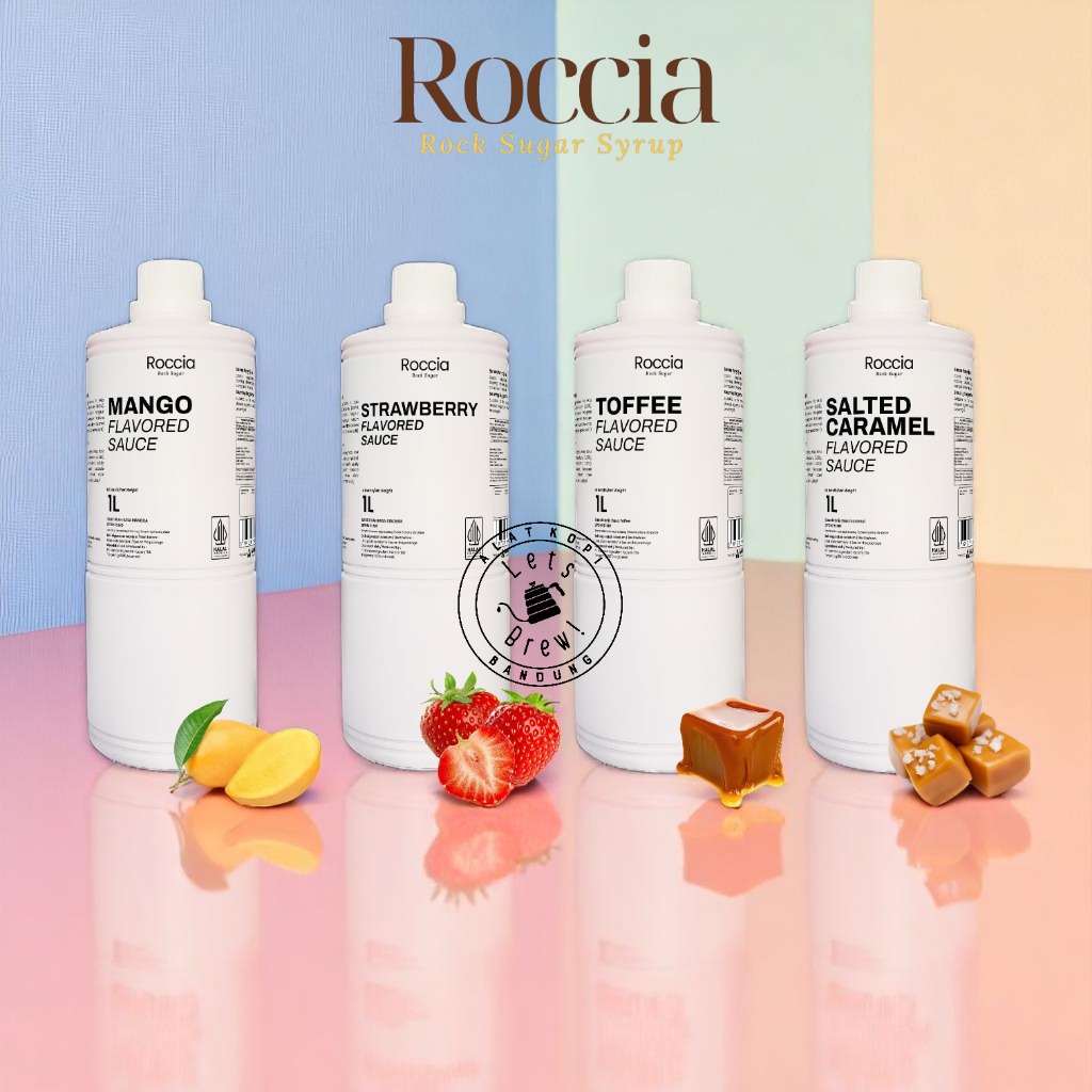 

Roccia Sauce 1L / Sauce Salted Caramel / Sauce Strawberry / Sauce Mango / Sauce Toffee