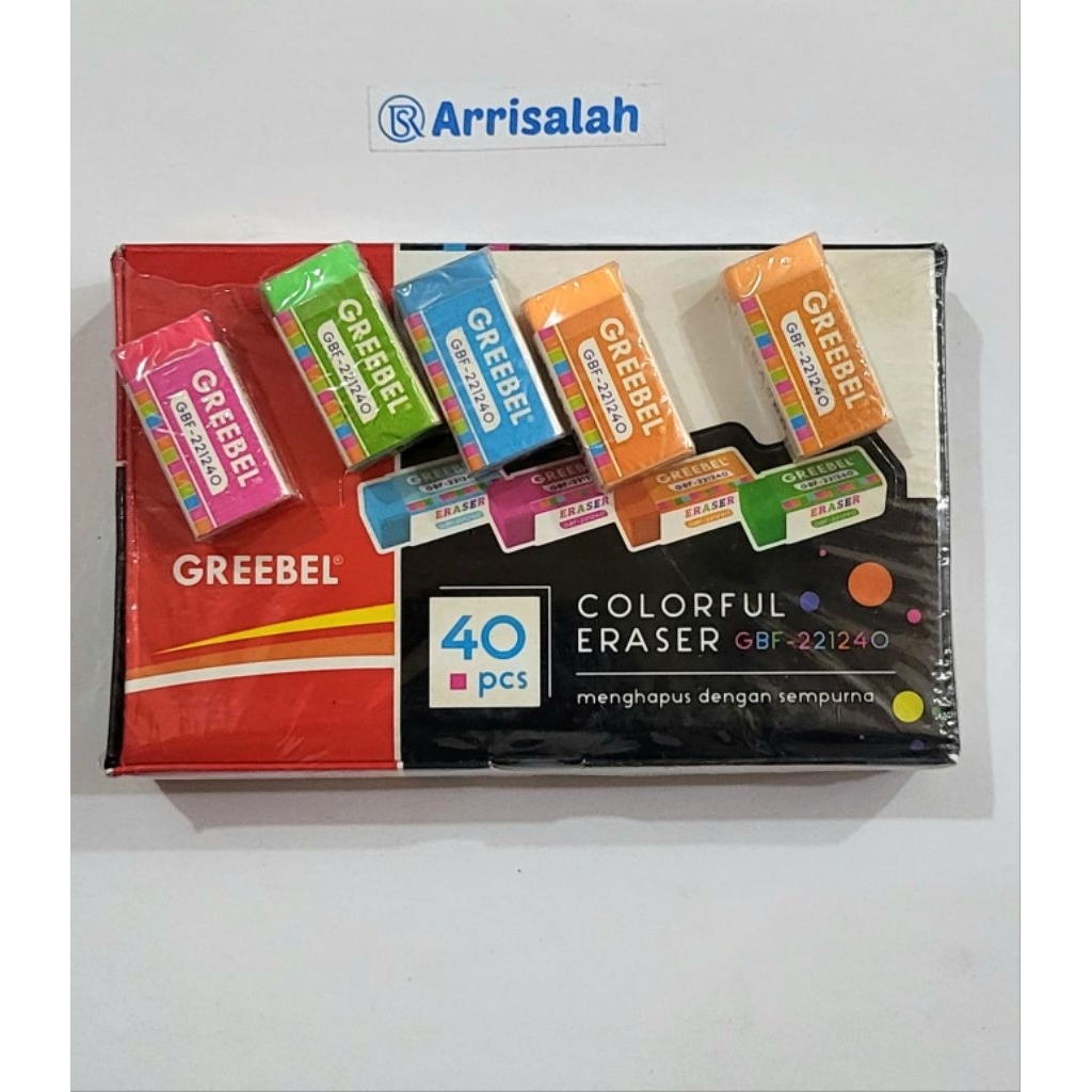 

Penghapus Pensil | Eraser Greebel Grebel GBF-221240 Colorful (Pcs)