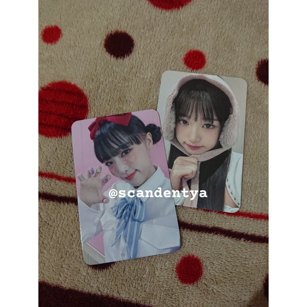 [READ DESCRIPTION] photocard Jang Wony Wonyoung IVE Soundwave Daejeon Mine Cho Yena Izone Soundwave 