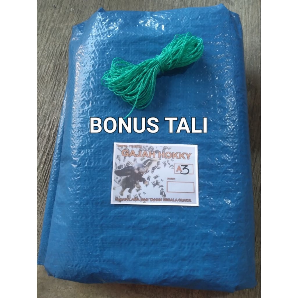 Terpal Plastik A3 Ukuran 2x10 Meter / Terpal Alas Padi / Terpal Kolam