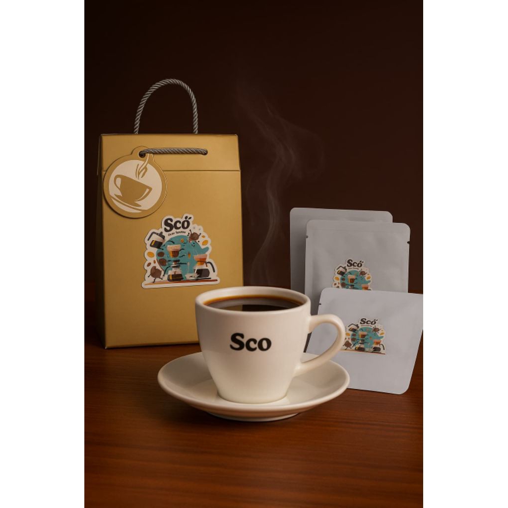 

Bundling paket Teh racikan premium dan Sco Kopi Drip box isi 3