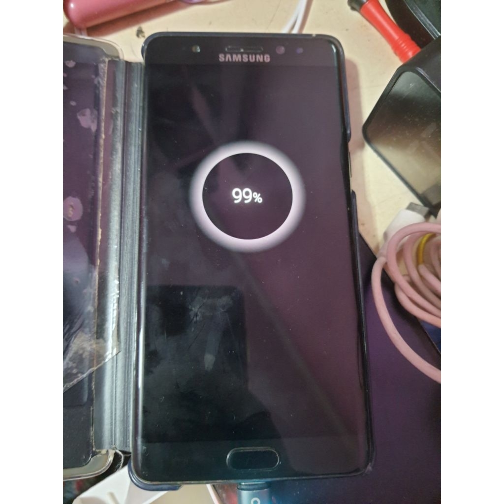 lcd ori samsung note fe/7 cabutan