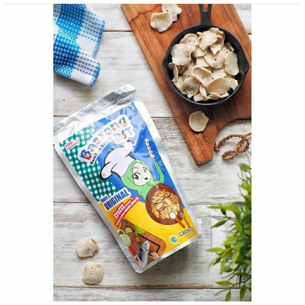 

Basreng Bakso Goreng Gurih Renyah Original Pedas Kemasa 130 Gram