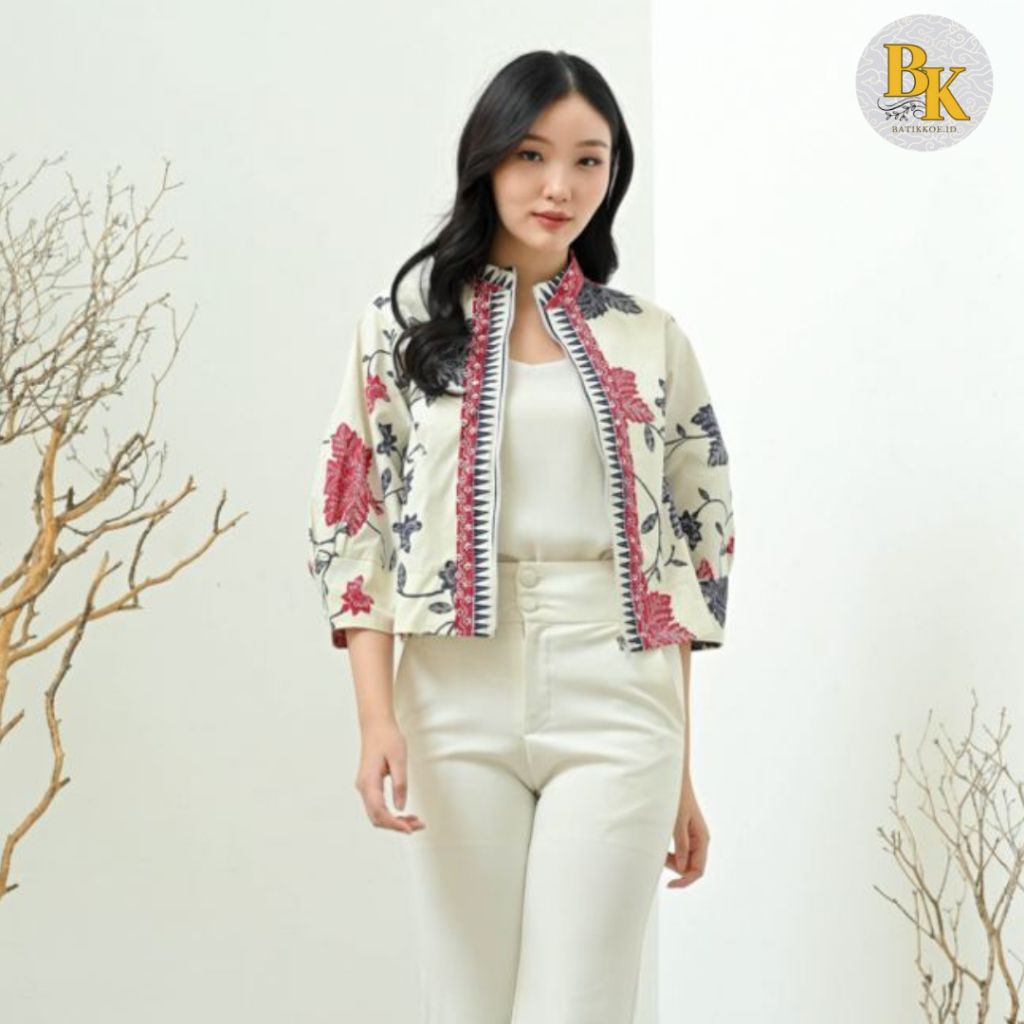 Outer Batik 135 YZ/ Luaran / Jaket Bomber Batik Modern
