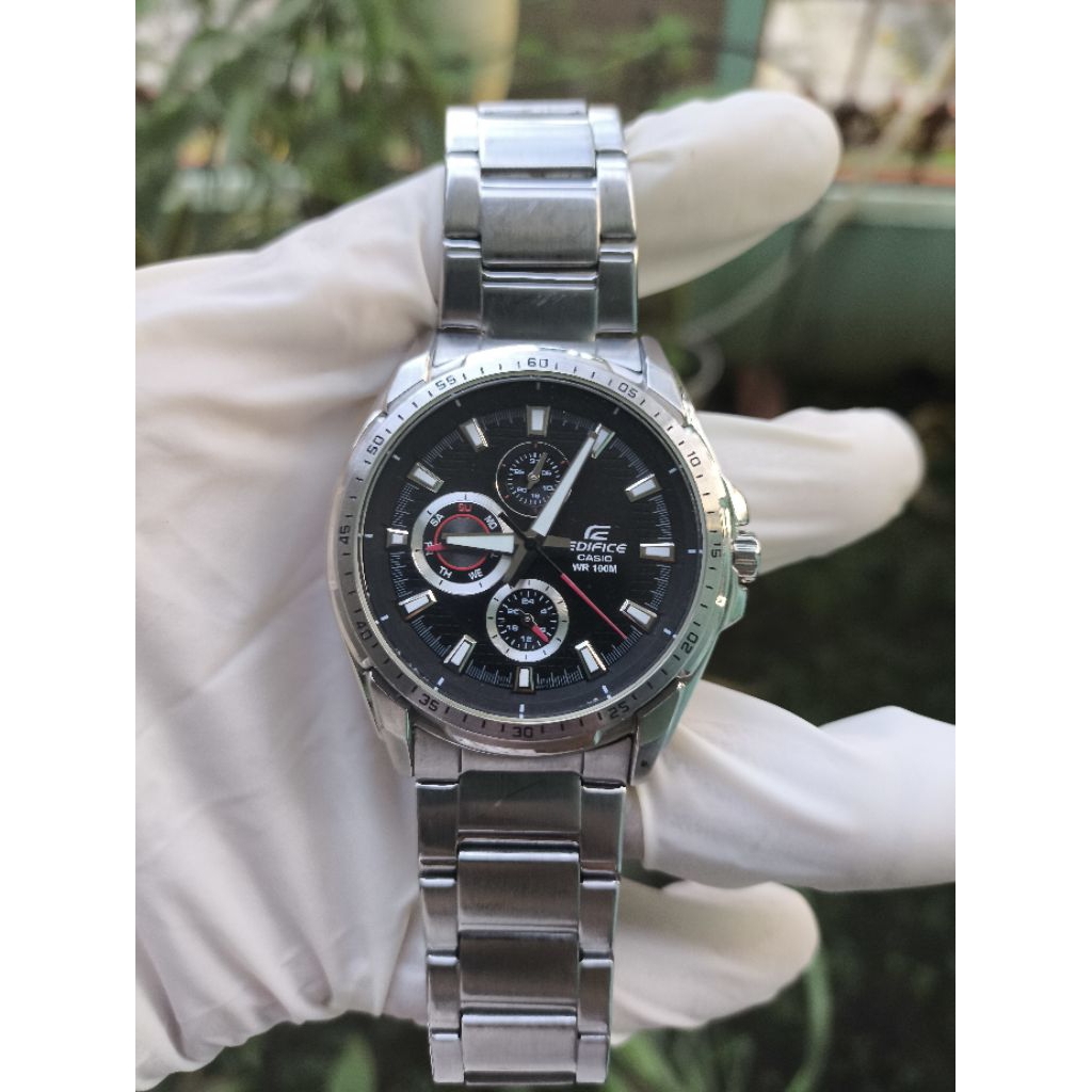 (Harga Net) Jam Tangan Casio Edifice EF-336 All Original Chrono Day Date 24Hours Fungsi2 Normal Ting