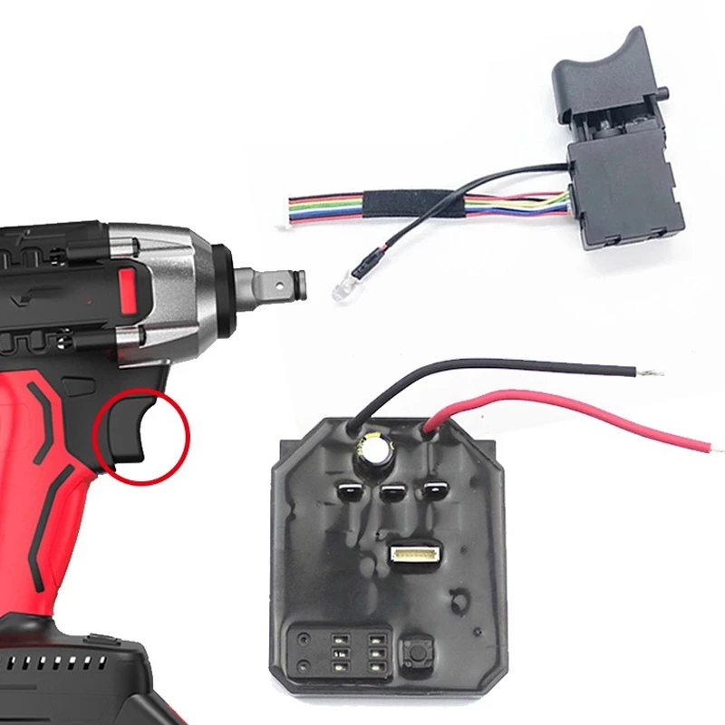 Saklar Modul Impact Wrench JLD Esc Speed Controller Impact Wrench Drill Brushless JLD Switch