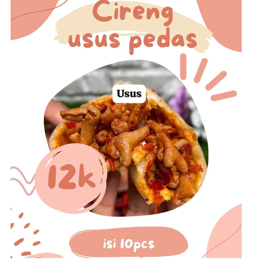 

Cireng usus Pedas – Frozen Siap Goreng | Gurih, Lumer, Nagih!, Tanpa Pengawet (isi 10)