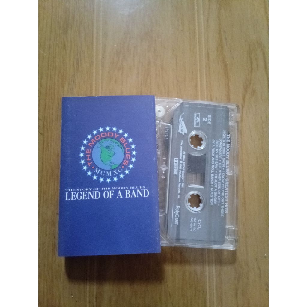 kaset pita the moody blues - greatest hits the story of legend of a band