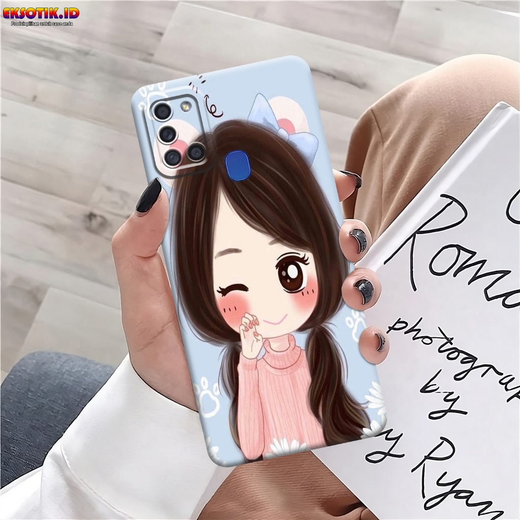 Case SAMSUNG A21S - Eksotik.id - Casing SAMSUNG A21S - Case CUTE GIRL - Skin Handphone - Silikon SAM
