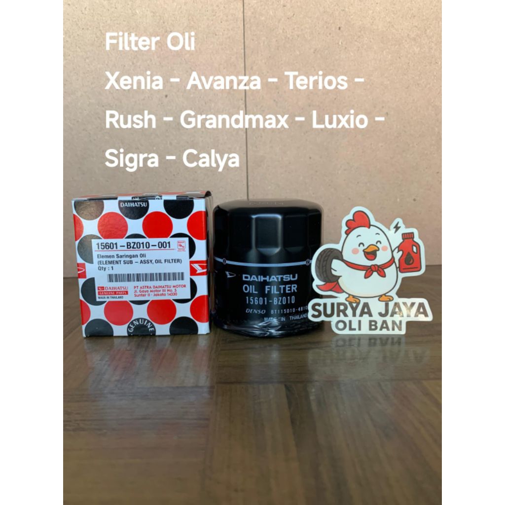 OLI FILTER MOBIL DAIHATSU 15601-BZ010-001 / XENIA TERIOS GRANDMAX SIGRA 100% ORIGINAL