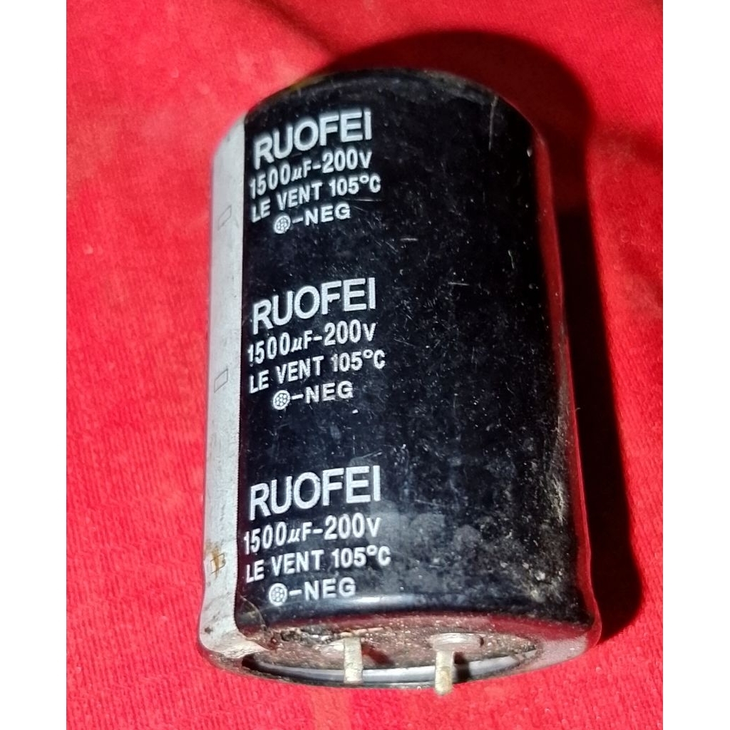 elco 1500uf 200v T5cm D3,5cm bekas copotan original