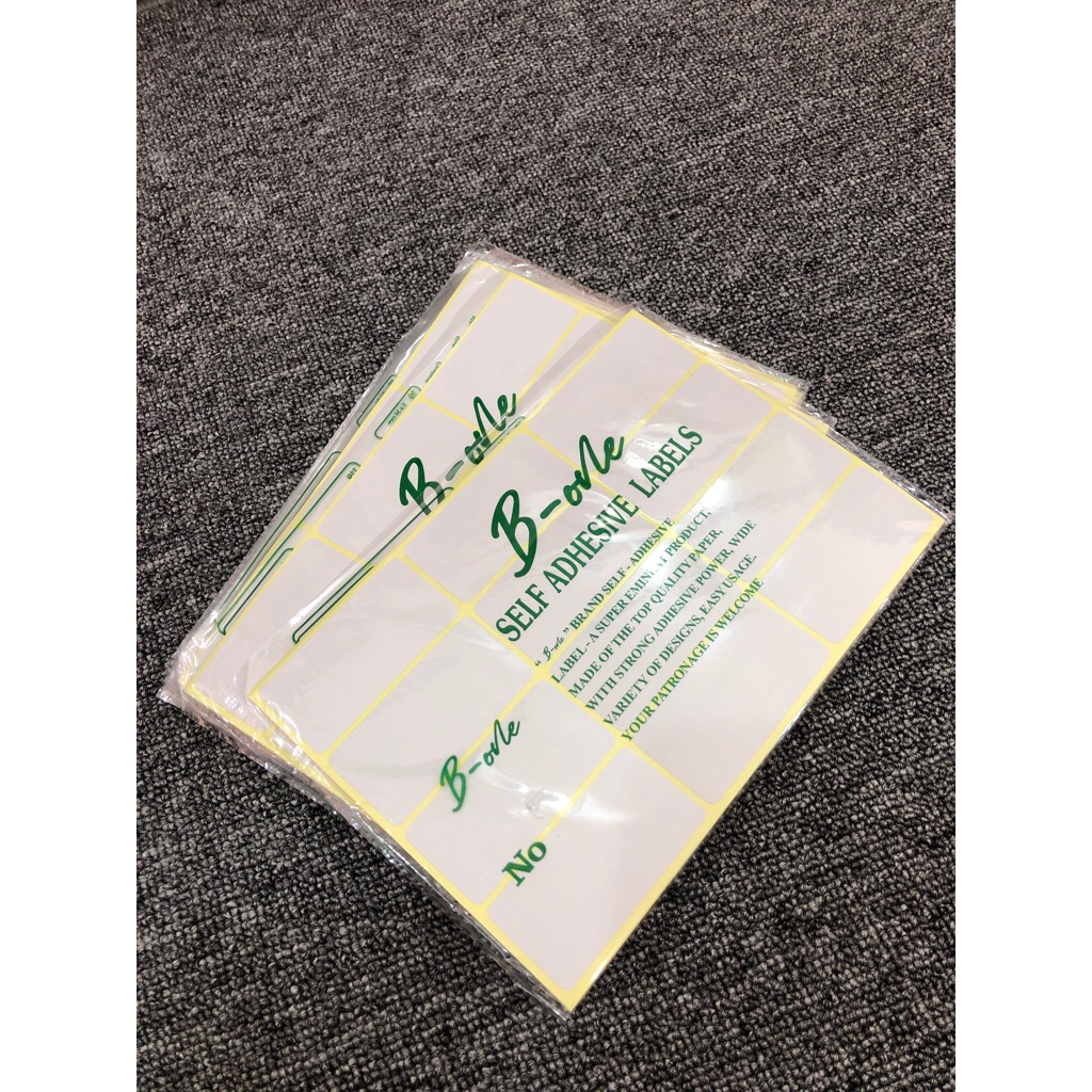 

LABEL NAMA B-ONE 1 PACK