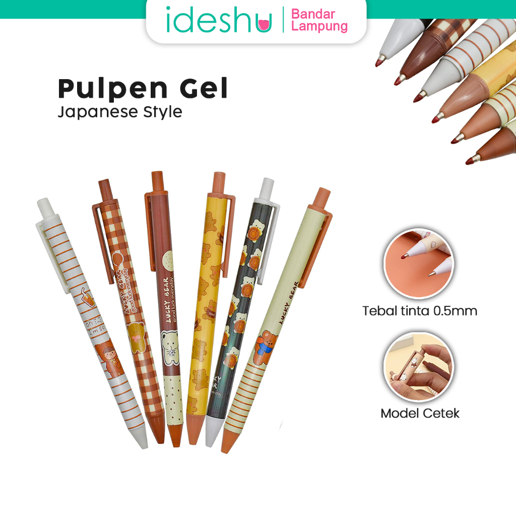 

Pulpen Gel Motif Cartoon Pulpen Pelajar Dan Kantor Pena Lucu Motif Puru Bear Import COD Stationery Tinta Hitam 299