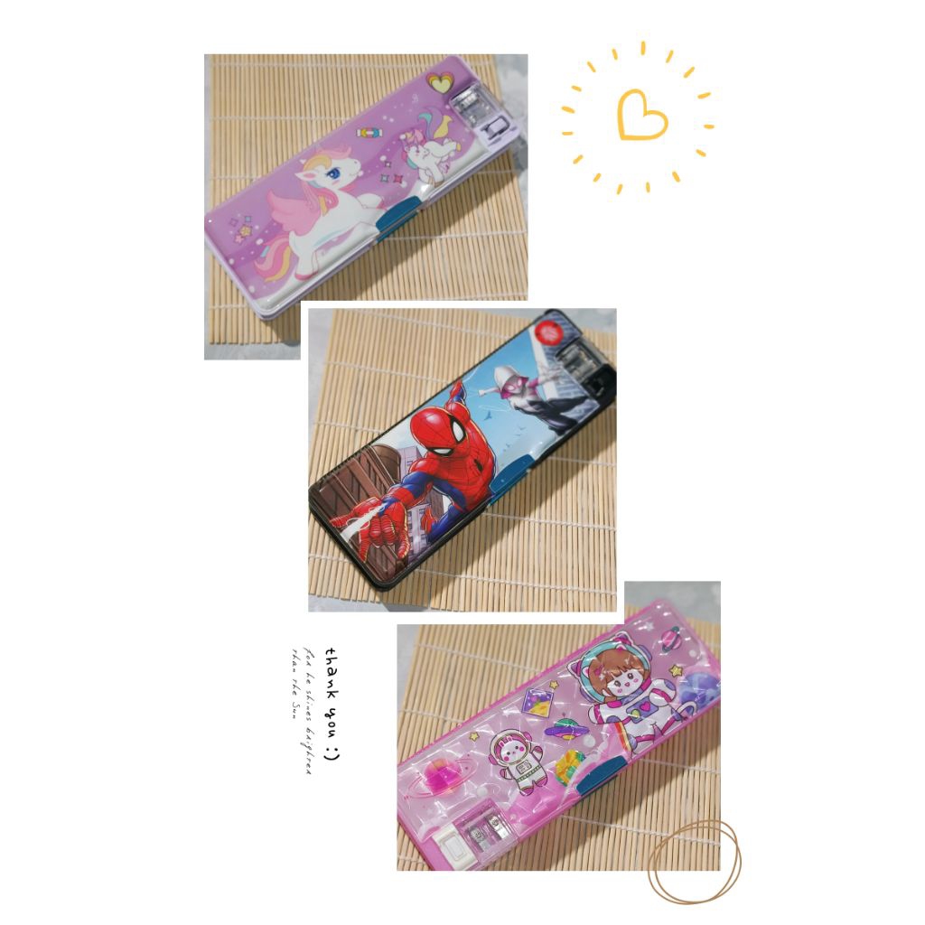 

tepak anak sekolah rautan dan lampu