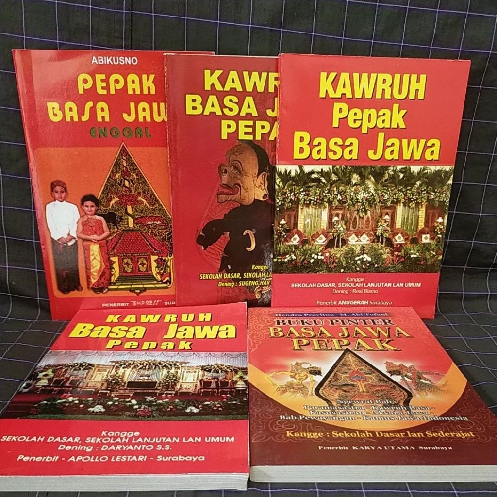 buku PEPAK  basa Jawa untuk SD