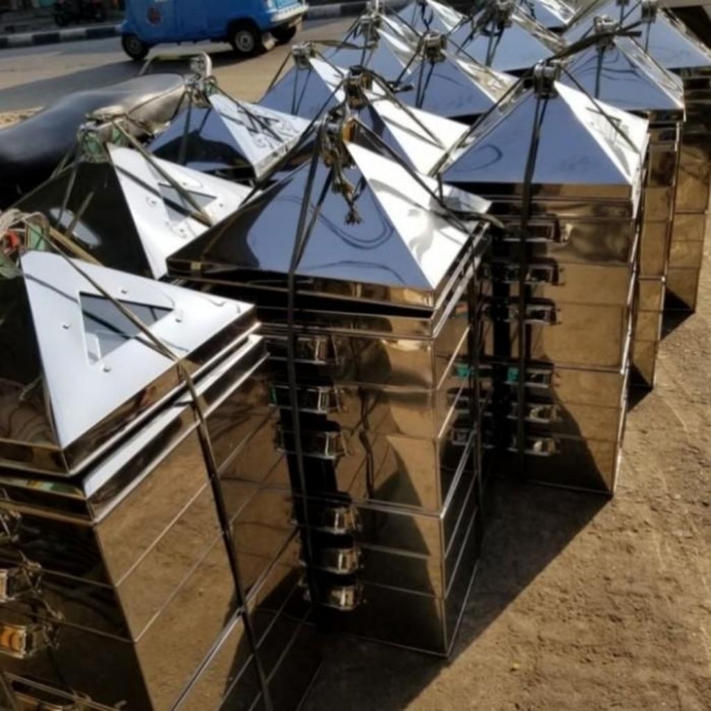 Kukusan / Klakat Steamer Kotak Susun 4 uk.45 cm/kalakat 45 cm/ kukusan 45 cm