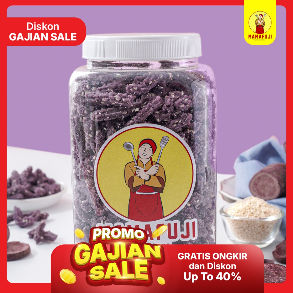 

Mamafuji - Kue Akar Rasa Ubi Ungu (Taro) 850gr