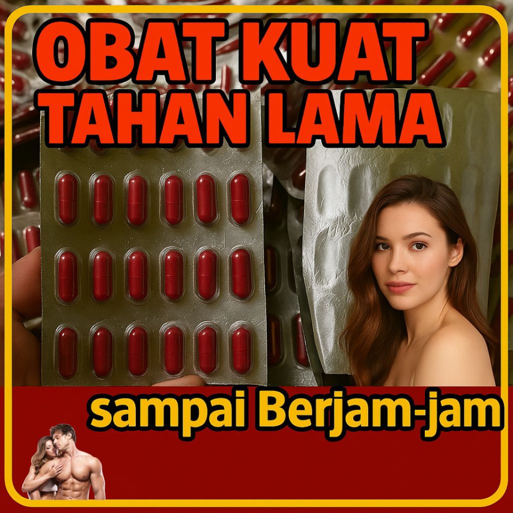 Kapsul obat kuat tahan lama pria dewasa 24 kapsul (privasi terjamin)