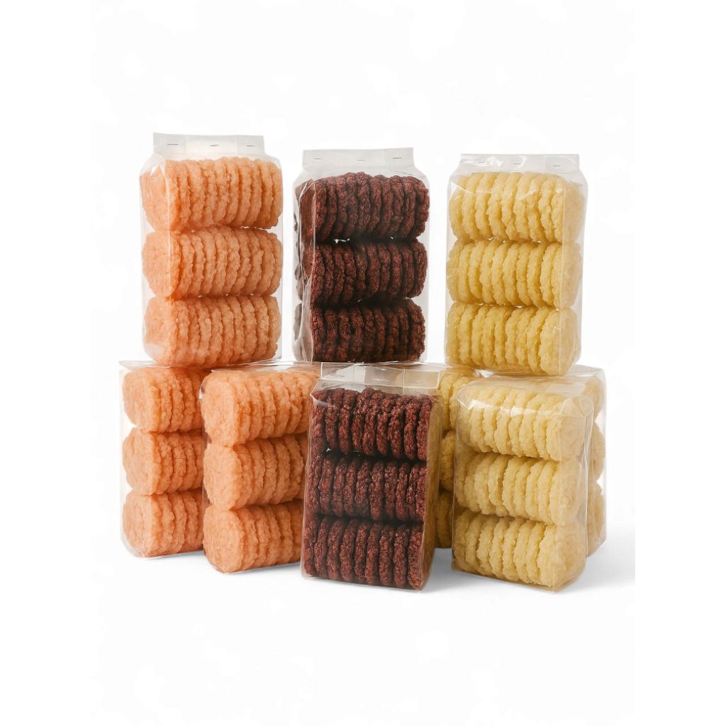 

RENGGINANG MENTAH Siap Goreng, Cemilan Tradisional, Berat 450 Gram, jumlah isi bervariasi.