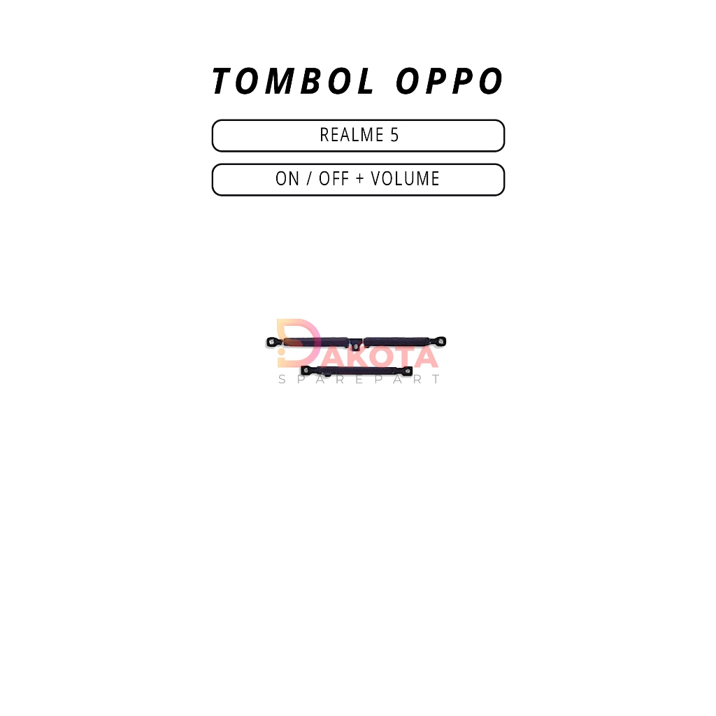 TOMBOL REALME 5 ON / OFF + VOLUME