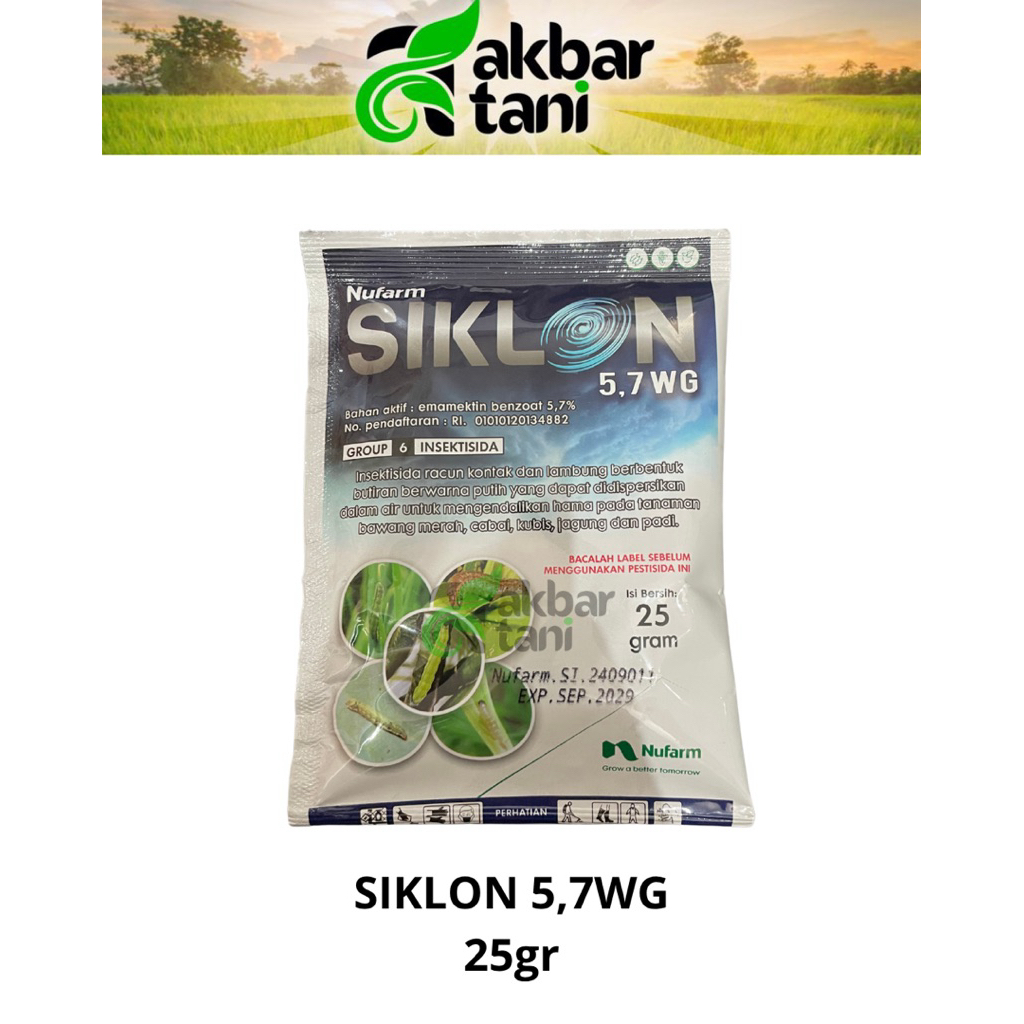 siklon nufarm 5,7wg 15gram insektisida kontak obat ulat siklon kecil