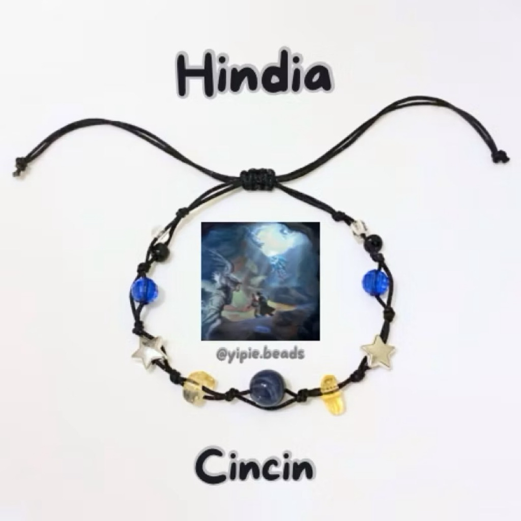 Hindia Bracelet "Cincin" / Gelang Album Hindia / Gelang Tali Manik Hindia