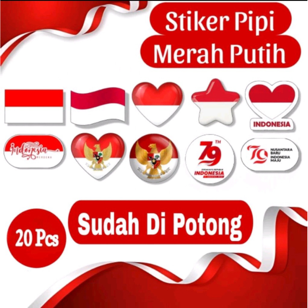

Stiker Pipi Merah Putih Sudah Dipotong